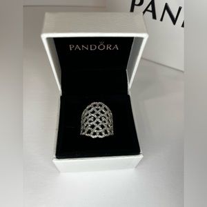 Pandora Silver Ring Size 6, NEW, never worn